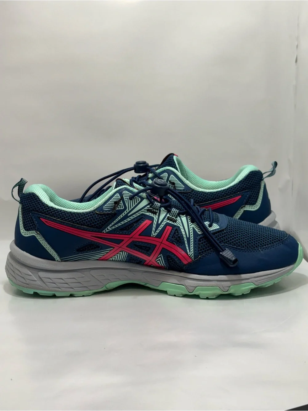 Asics Gel-Venture 8 Women's Size 11 Blue/Pink Running Shoes Sneakers 1012B230